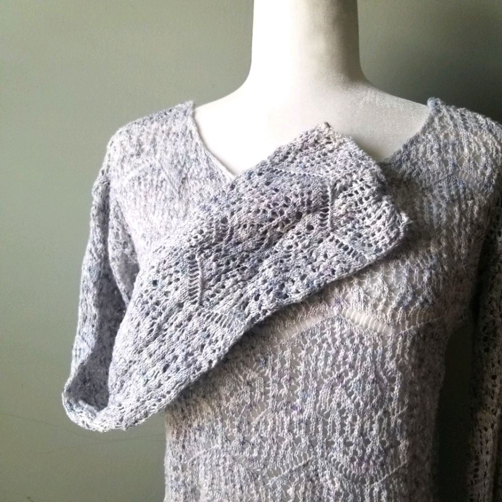 Maurices Women's Open Knit Linen Blend Sweater S
